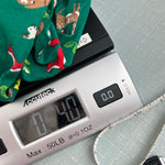Load image into Gallery viewer, Mini Boden Shady Green Festive Woodland Ruffle Jersey Dress 6-9 Months
