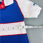 Load image into Gallery viewer, Vintage OshKosh B'gosh Blue White Striped Polo Shirt 6 USA
