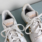 Load image into Gallery viewer, Adidas Girls Grand Court Sneakers White Gold 1
