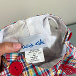 Load image into Gallery viewer, Kelly's Kids Plaid Lobster Jon Jon Romper 6 Months
