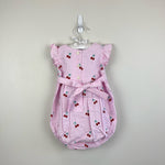 Load image into Gallery viewer, Classic Prep Childrenswear Beatrice Bubble Pink Stripe Cherries 18-24 Months NWT
