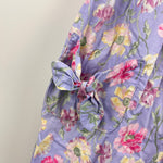Load image into Gallery viewer, Vintage Laura Ashley Mother &amp; Child Purple Floral Romper Jumpsuit 4T
