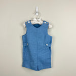 Load image into Gallery viewer, Vintage IMP Originals Blue Jon Jon Shortall Romper 24 Months USA
