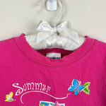 Load image into Gallery viewer, Vintage OshKosh B'gosh Tropical Butterfly Pink Tee Shirt 6 USA
