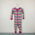 Load image into Gallery viewer, Hanna Andersson Rainbow Stripe Pajamas 85 cm 2T
