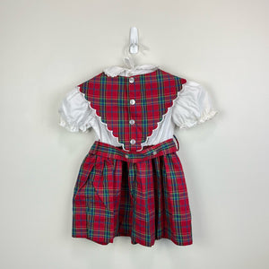 Vintage Nannette Plaid Dress 4T