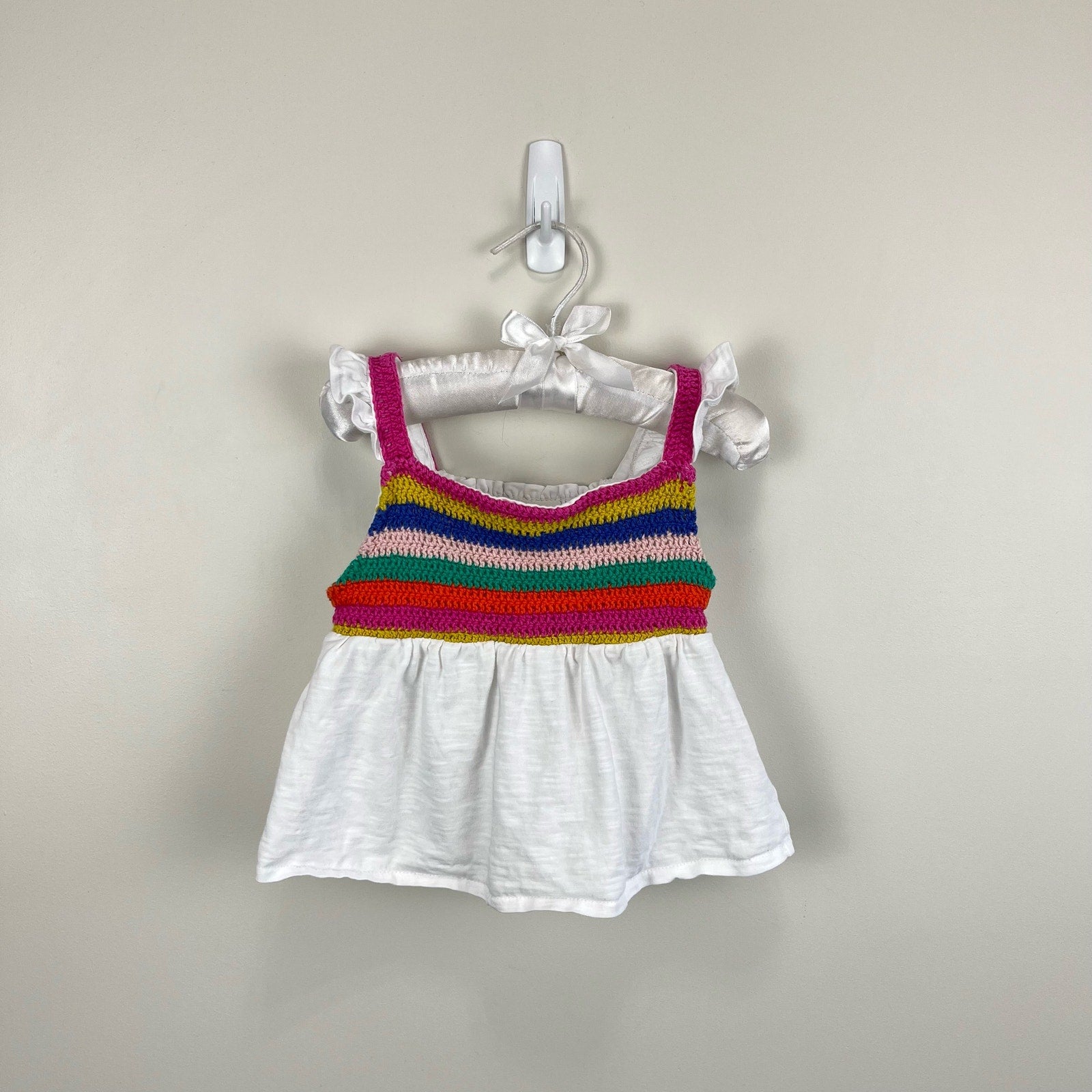 Mini Boden Crochet Tank Top 3-4 Years