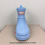 Load image into Gallery viewer, Hunter Big Kids Grace Waterproof Rain Boots Light Blue 4 NWT
