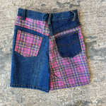 Load image into Gallery viewer, Vintage Rachel's Kids Patchwork Denim Shorts 8
