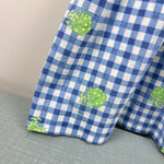 Load image into Gallery viewer, Lilly Pulitzer Girls Sweet Blue Picnic Plaid Smocked Hermit Crab Dress 6
