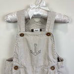 Load image into Gallery viewer, Jacadi Paris Tan Striped Anchor Shortall Set 18 Months
