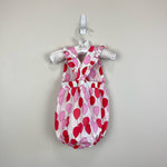 Load image into Gallery viewer, Petit Peony Balloon Bubble Romper 0-3 Months
