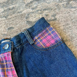 Load image into Gallery viewer, Vintage Rachel's Kids Patchwork Denim Shorts 8
