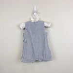 Load image into Gallery viewer, Little Me Baby Boys Anchor Seersucker Sunsuit 3 Months
