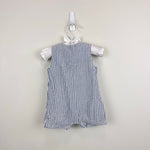 Load image into Gallery viewer, Little Me Baby Boys Anchor Seersucker Sunsuit 3 Months
