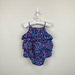 Load image into Gallery viewer, Vineyard Vines Ruffle Whale Romper 3-6 Months
