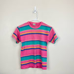 Load image into Gallery viewer, Vintage Palmetto&#39;s Pink Striped Tee 14/16
