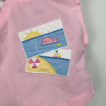 Load image into Gallery viewer, Vintage Sun and Fun Pink Crop Top 3T
