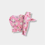 Load image into Gallery viewer, The Children's Place Pink Ghost Halloween Pajamas 12-18 Months
