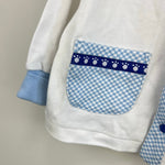 Load image into Gallery viewer, Vintage Gymboree Polar Bear Paw Print Cardigan XS 9-18 Months NWT
