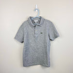 Load image into Gallery viewer, Lacoste Kids Cotton Pique Polo Shirt Gray 12 152 cm
