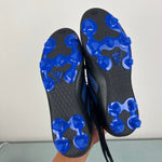 Load image into Gallery viewer, Adidas Kids' Goletto VIII FG Soccer Cleats Black Blue 2 NWT
