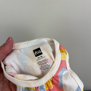 Tea Collection Rainbow Ruffle Romper 12-18 Months