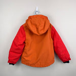 Load image into Gallery viewer, Lands' End Squall Fleece Lined Waterproof Insulated Winter Parka Orange XS 4-5

