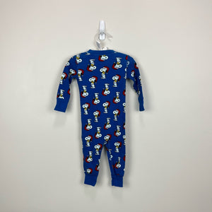 Hanna Andersson Snoopy Santa Pajamas 60 cm 3-6 Months