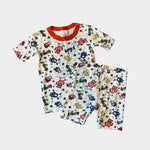 Load image into Gallery viewer, Hanna Andersson Colorful Monsters HannaJams Short John Pajamas 140 cm 10
