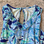 Load image into Gallery viewer, Lilly Pulitzer Girls Vala Printed Jumpsuit Royal Purple Koalafications XL 12-14
