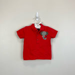 Load image into Gallery viewer, Mini Boden Piqué Polo Elephant Shirt 6-9 Months
