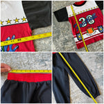 Load image into Gallery viewer, Vintage 90s Black Red Football Tee &amp; Sweatpants 6 USA
