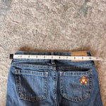 Load image into Gallery viewer, Abercrombie Kids Low Rise Baggy Jeans Embroidered Teddy Bear 5/6 Long
