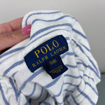 Load image into Gallery viewer, Ralph Lauren Blue &amp; White Striped Polo Shirt S 8
