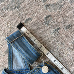 Load image into Gallery viewer, Vintage Y2K Looney Tunes WB Tweety Bird Blue Jean Overalls 7/8
