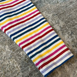 Load image into Gallery viewer, Hanna Andersson Classic Capri Leggings Rainbow Stripe 100 cm 4T
