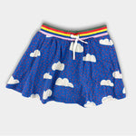 Load image into Gallery viewer, Mini Boden Jersey Skort Blue Love Clouds 6-7
