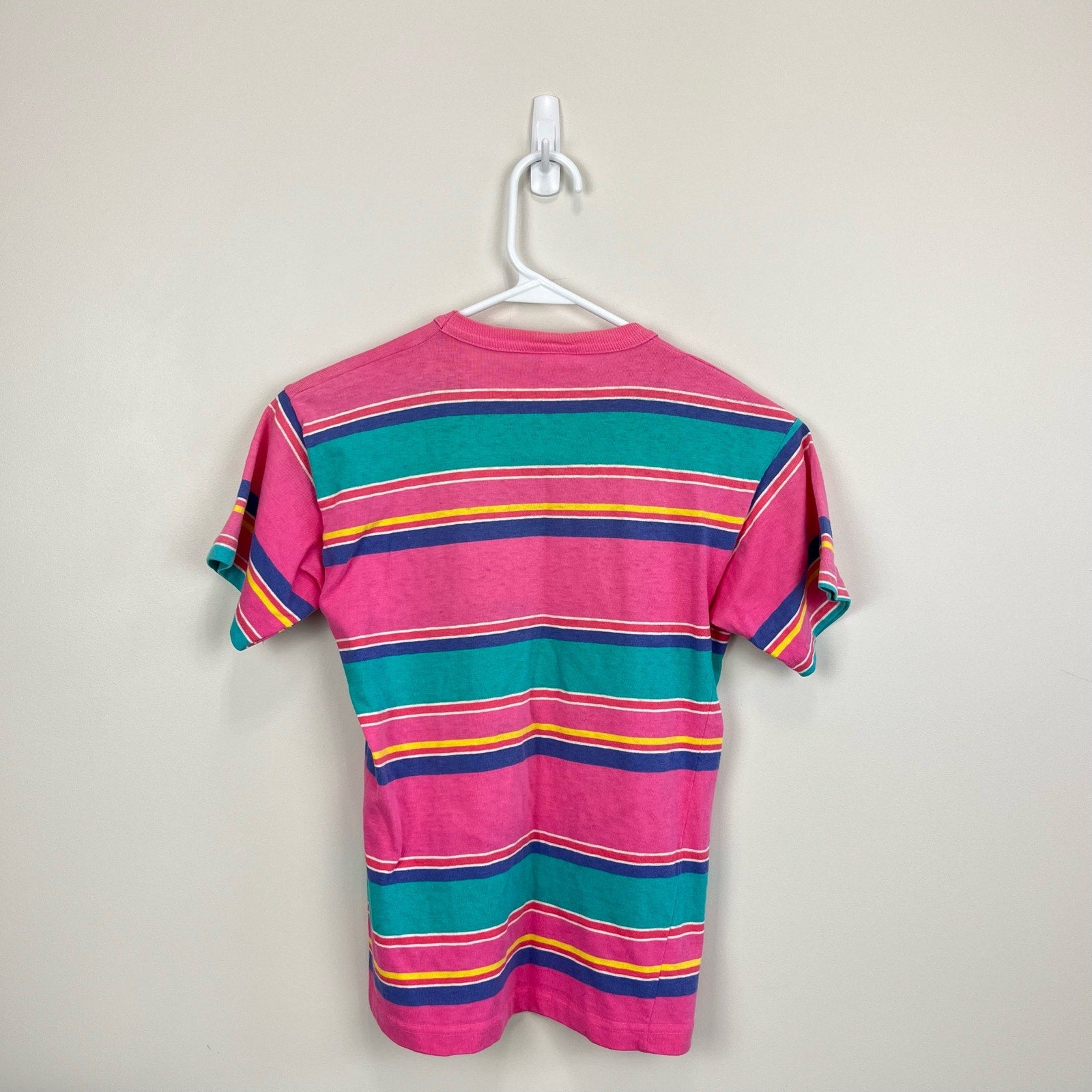 Vintage Palmetto's Pink Striped Tee 14/16