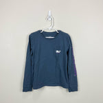 Load image into Gallery viewer, Vineyard Vines Long Sleeve Halloween Pocket Tee XS 5-6
