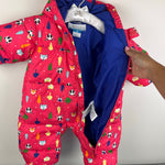 Load image into Gallery viewer, Columbia Snuggly Bunny Bunting Down Snow Suit Woodland Friends 12 Months
