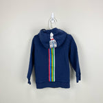 Load image into Gallery viewer, Mini Boden Navy Blue Rocket Ship Hoodie 4-5
