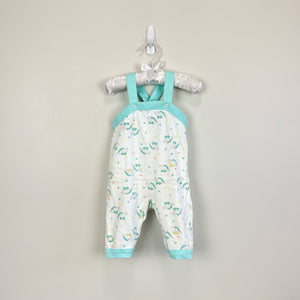 Vintage Carter's Soft Dino Overalls Medium 3-6 Months