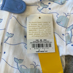 Load image into Gallery viewer, The Beaufort Bonnet Company Knoxs Night Night Whale Blue 4T NWT

