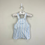 Load image into Gallery viewer, Mayoral Blue Striped Shortall Romper Dungarees 2-4 Months
