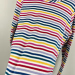 Load image into Gallery viewer, Hanna Andersson Girls Long Sleeve Rainbow Striped Tee 130 cm 8
