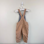 Load image into Gallery viewer, Me &amp; Henry Corduroy Overalls and Plaid Bodysuits Bundle 9-12 Months
