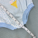 Load image into Gallery viewer, Vintage Cuties by Judy Polka Dot Stripe Applique Ice Cream Romper 24 Months
