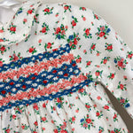 Load image into Gallery viewer, Mini Boden Smocked Floral Dress 6-12 Months
