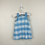 Load image into Gallery viewer, Florence Eiseman Blue Plaid Applique Bird Dress XL
